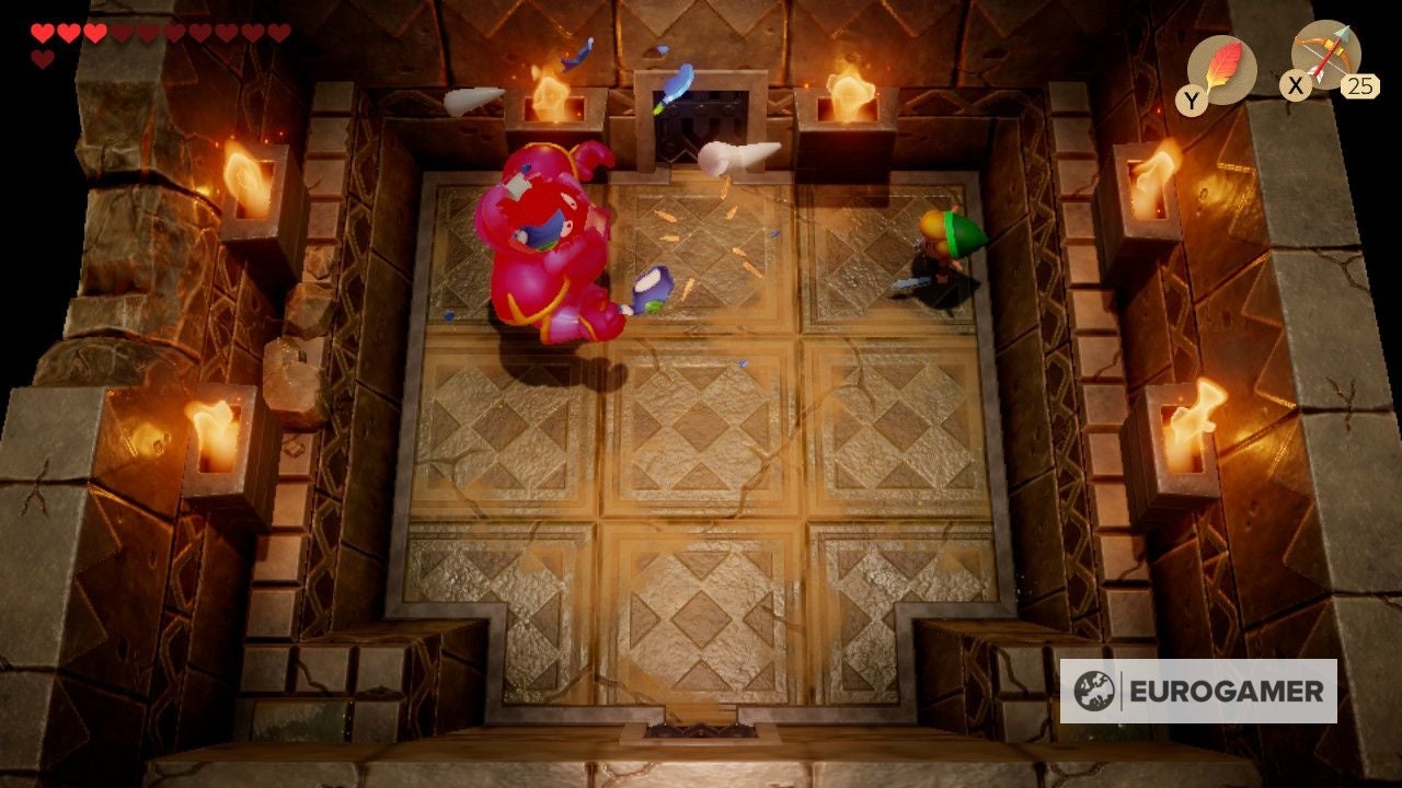 Zelda Link's Awakening Ancient Ruins, Armos Knight boss strategy